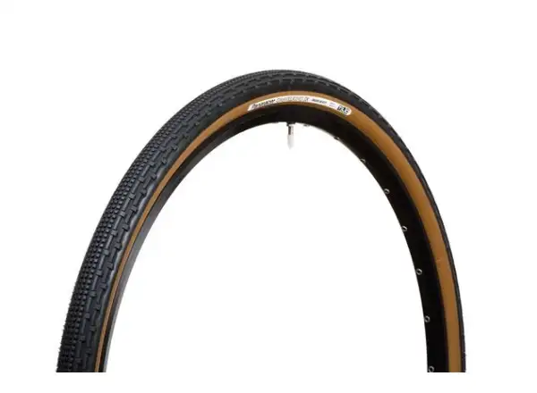 Panaracer GravelKing SK 700x35C opona czarna/brązowa kevlar