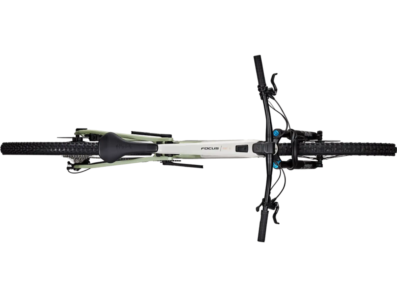 Focus Vam2 SL 9.8 odelżony rower elektryczny z pełnym zawieszeniem white glossy/skygrey glossy
