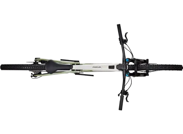 Focus Vam2 SL 9.8 odelżony rower elektryczny z pełnym zawieszeniem white glossy/skygrey glossy
