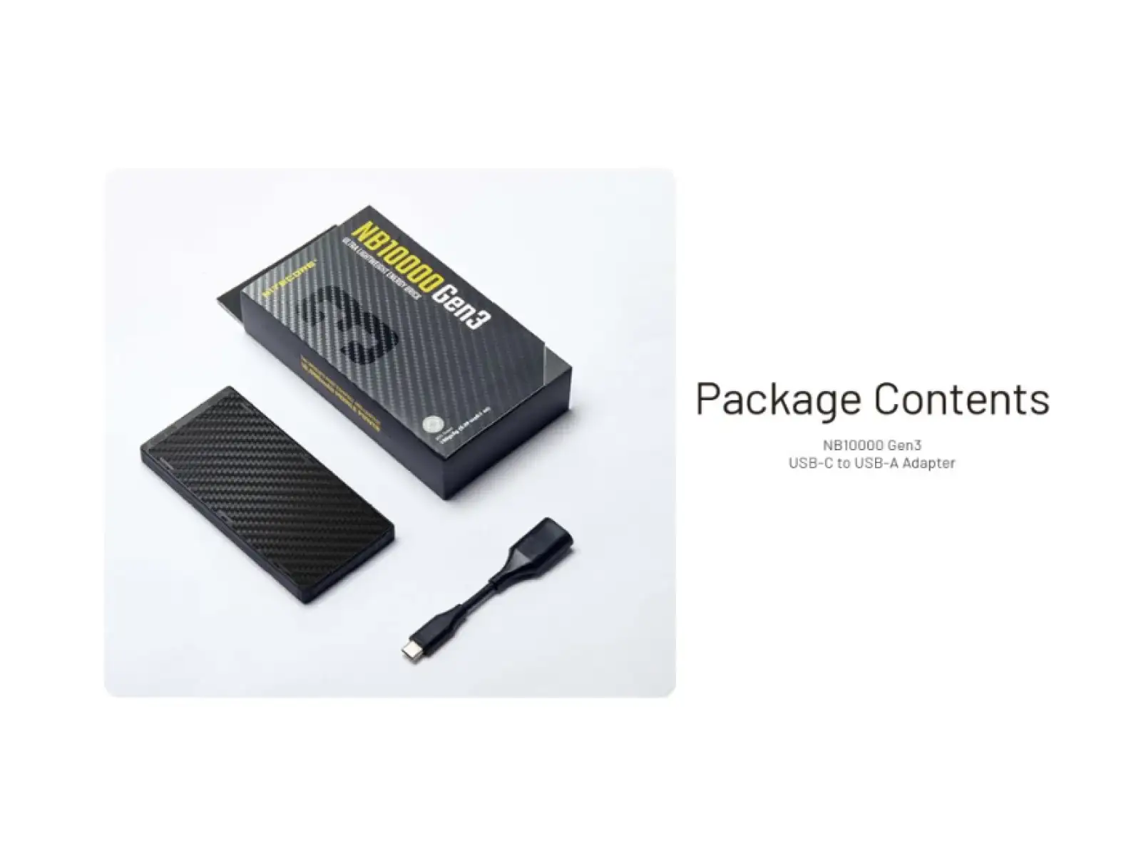 Nitecore wydajny Powerbank NB10000 Gen3