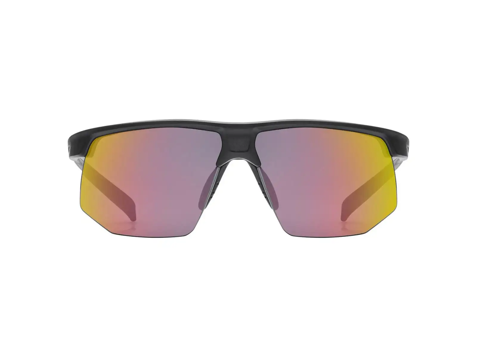 Uvex Aerios Okulary Black Matt / Mir. Red