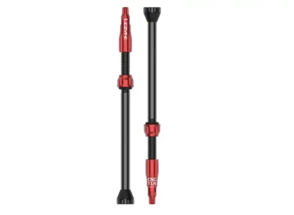 Lezyne CNC TLR Valve wentyl bezdętkowy 60 mm czerwona