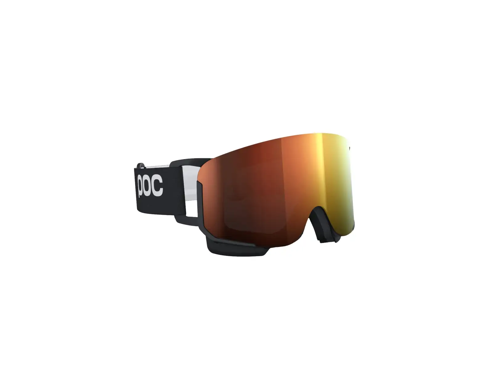 POC Nexal WF gogle narciarskie Uranium Black/Partly Sunny Orange