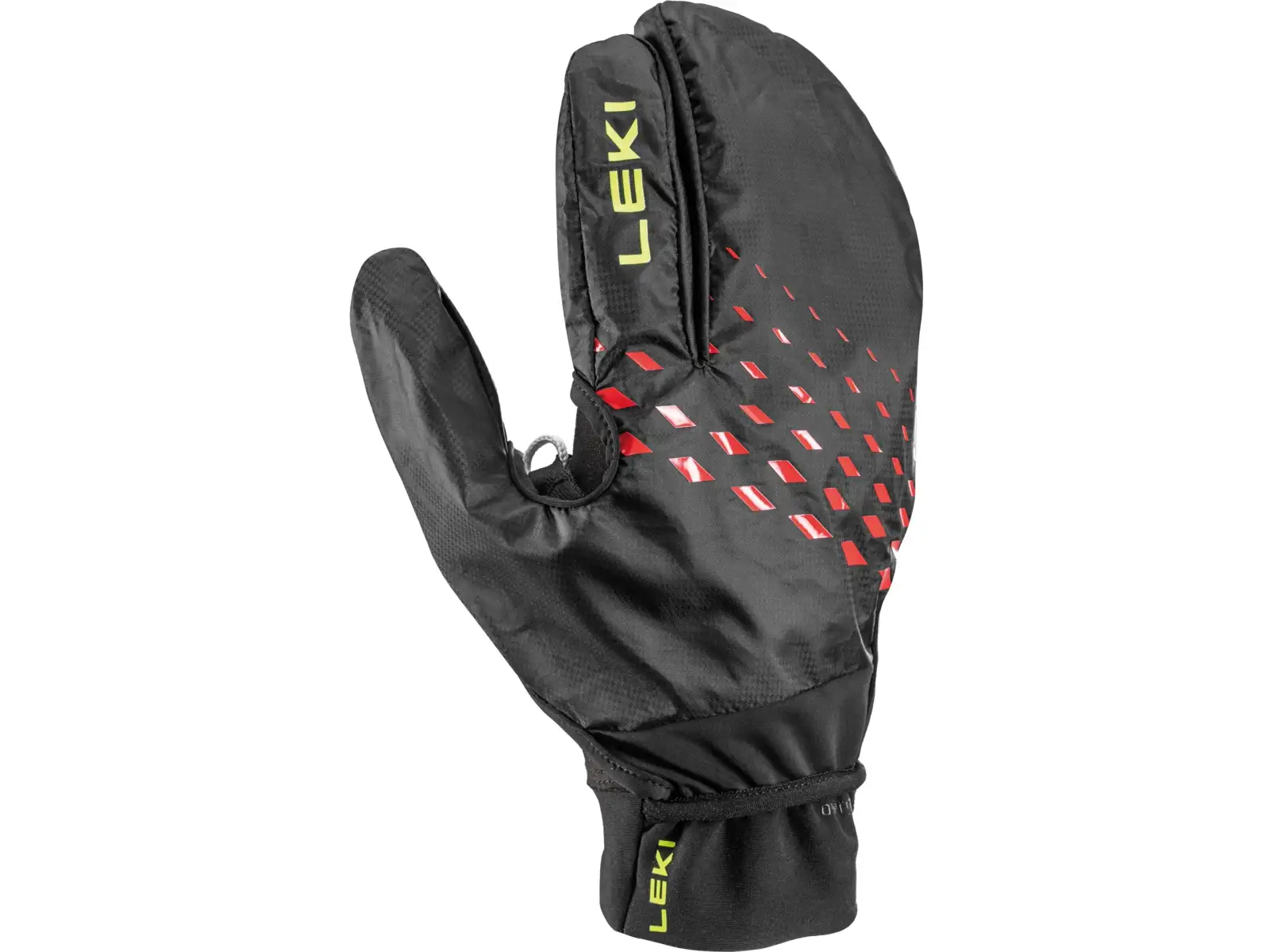 Leki Ultra Trail Storm Shark rękawice do biegania Black/Red/Neon Yellow
