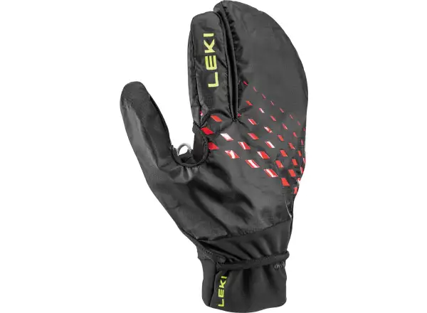 Leki Ultra Trail Storm Shark rękawice do biegania Black/Red/Neon Yellow