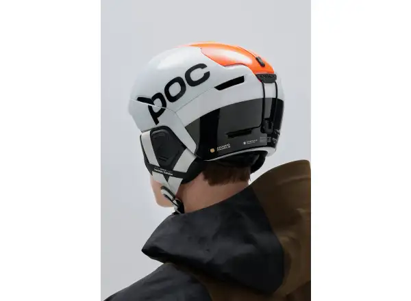 POC Obex Connect kask narciarski Hydrogen White/Fluorescent Orange AVIP