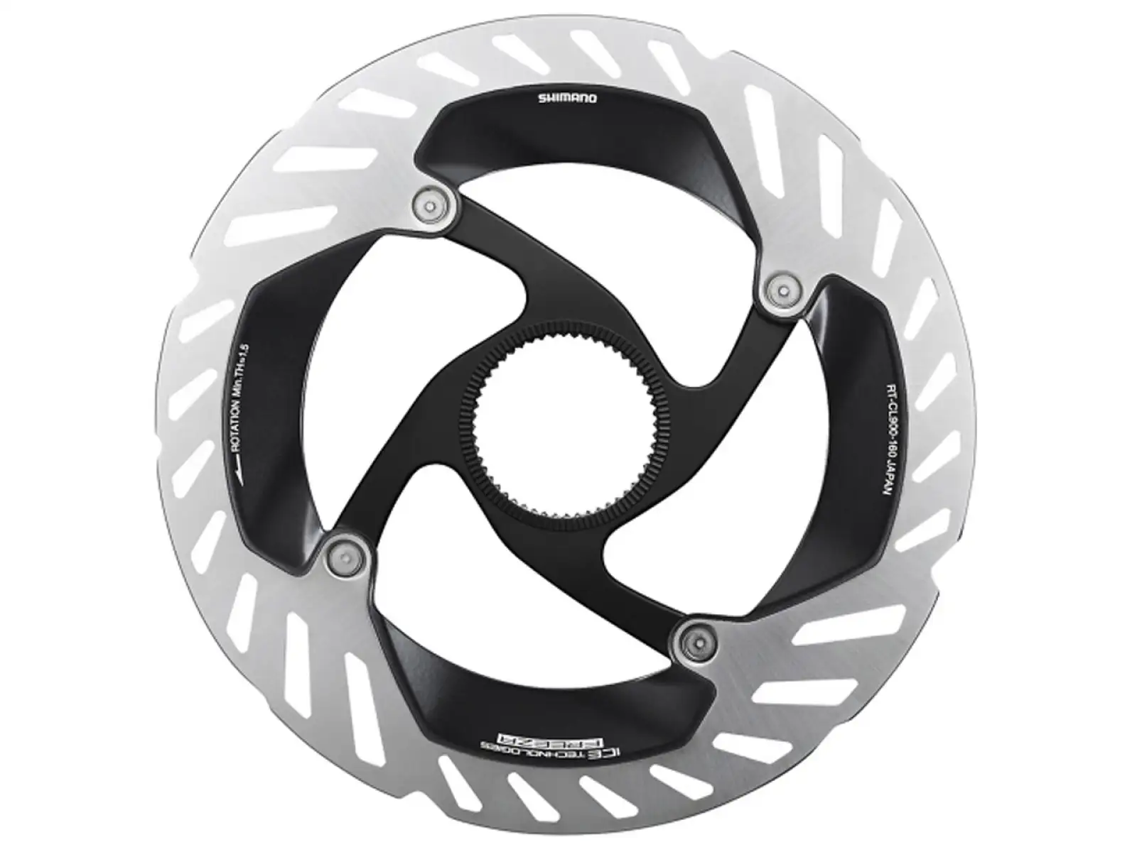 Shimano RT-CL900 tarcza hamulcowa 203 mm, center lock, Ice Tech, zewnętrzny lock ring
