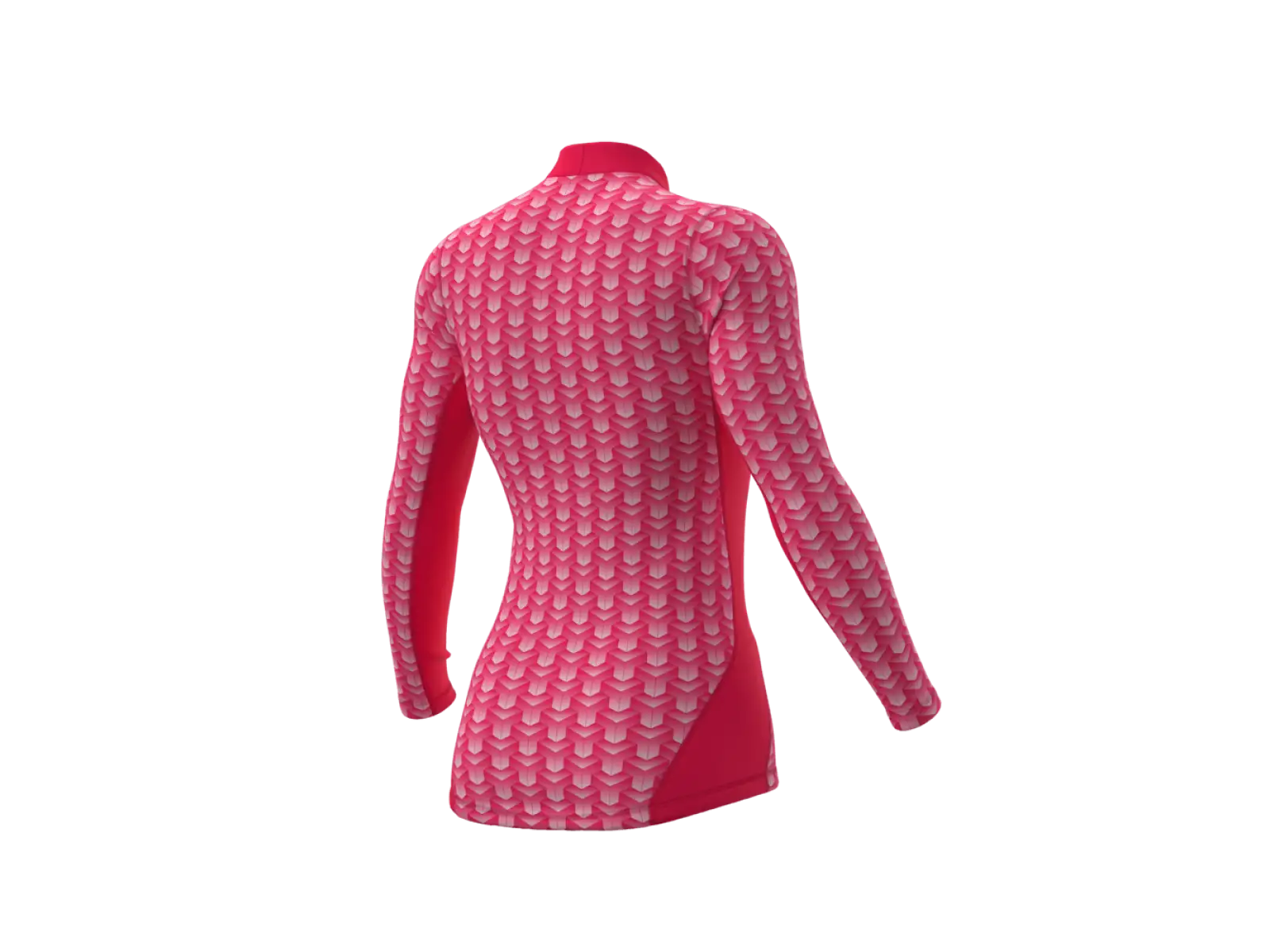 Alé Intimo Cubes damska funkcyjna koszulka długi rękaw strawberry