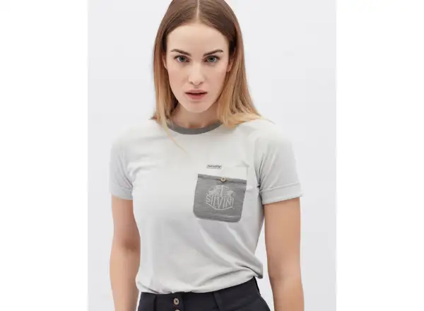 Silvini Calvisia damska koszulka z krótkim rękawem Cloud/Grey