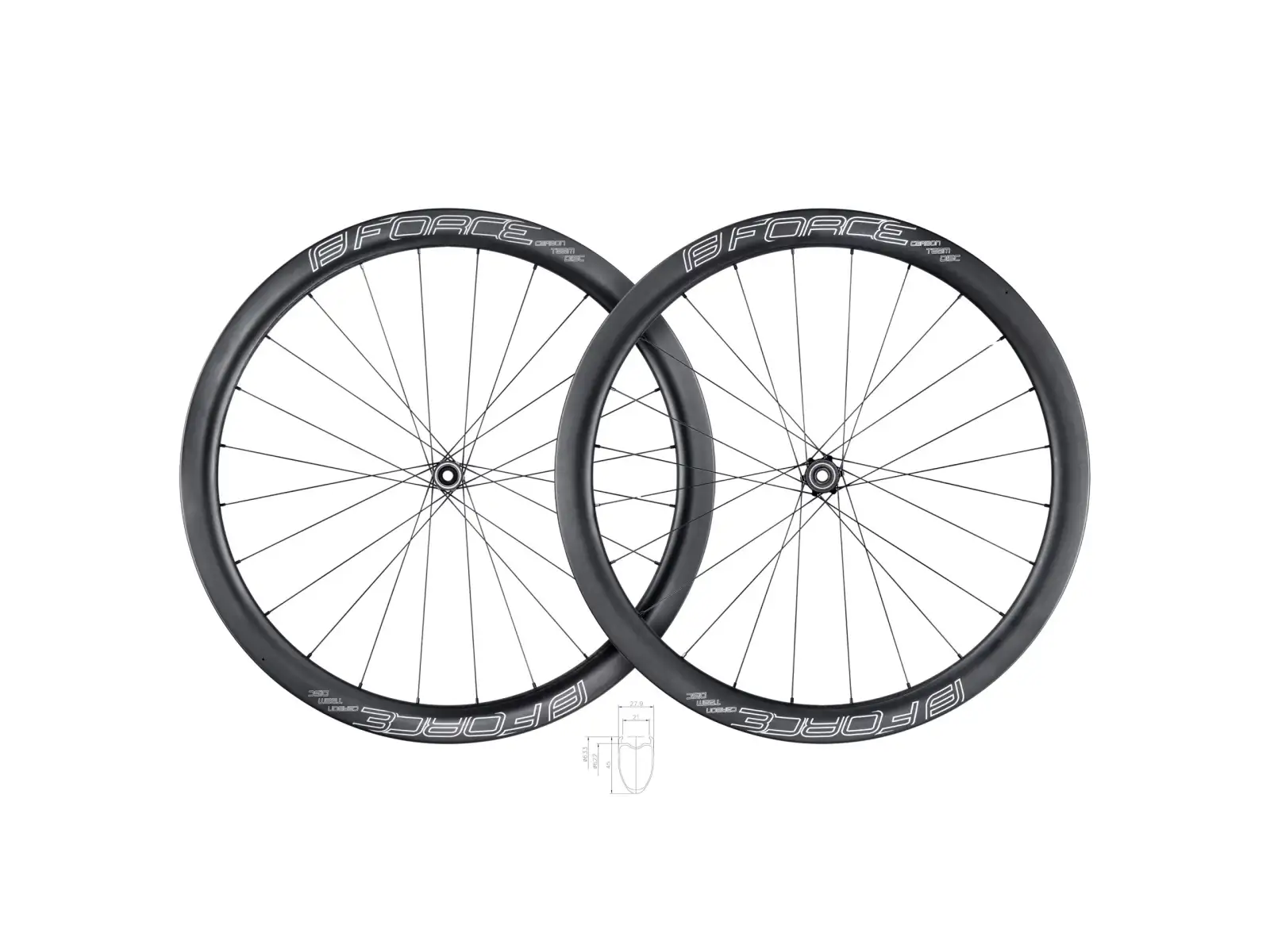 Force Team SP Karbon Disc 45 szosowe koła zaplecione