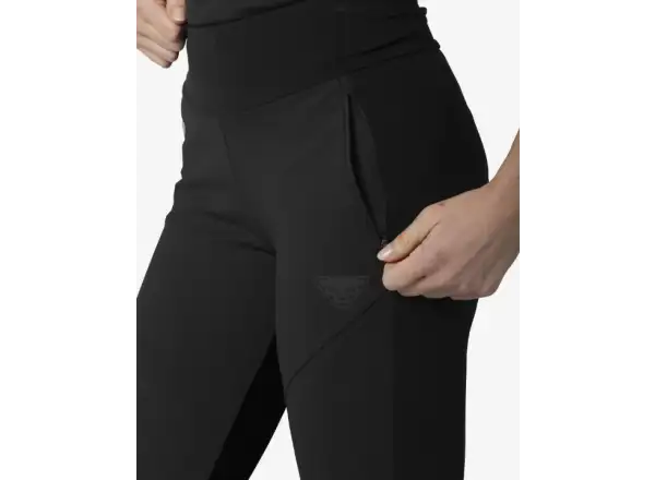 Dynafit Alpine Softshell Hybrid damskie spodnie do biegania Black Out