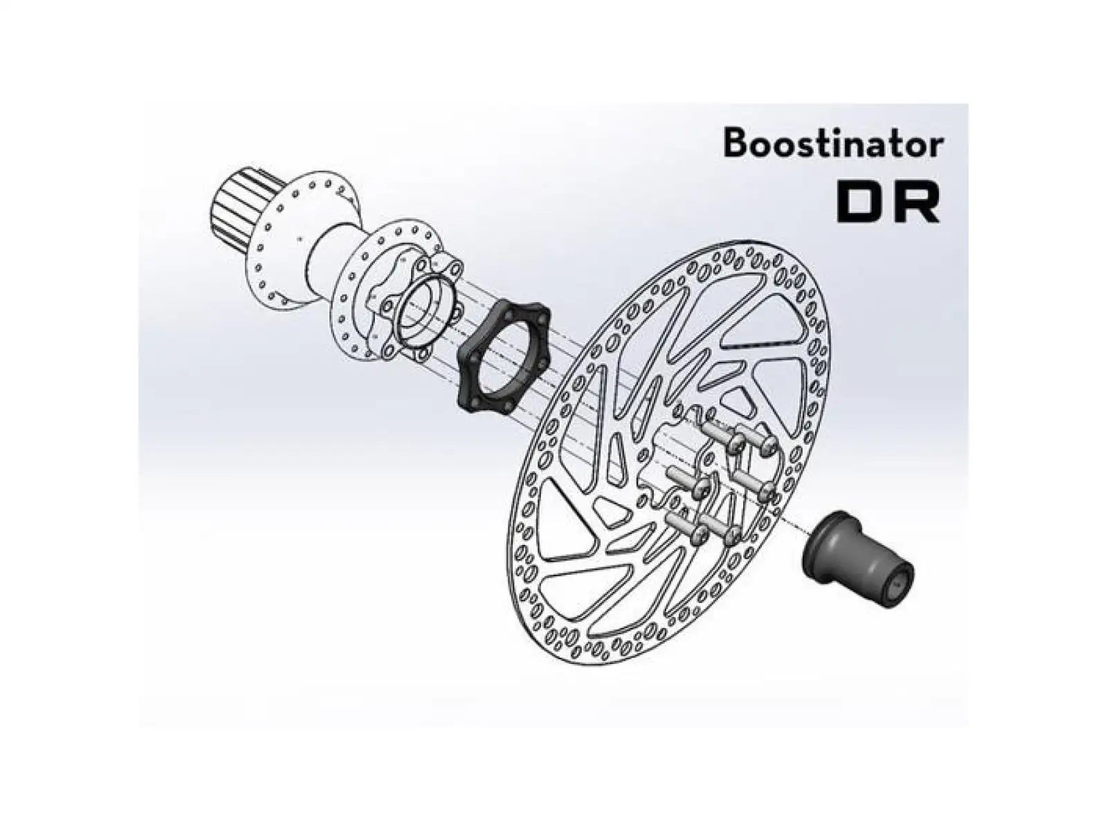 Wolf Tooth Boostinator DR adapter na BOOST dla DT Star Ratchet tylny