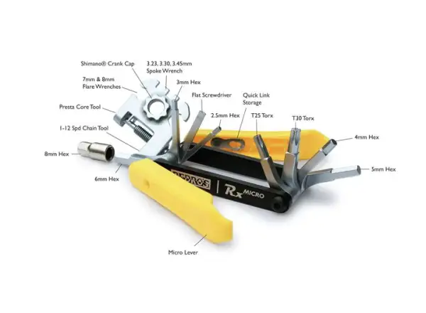 Pedros Rx Micro multitool 20 funkcji