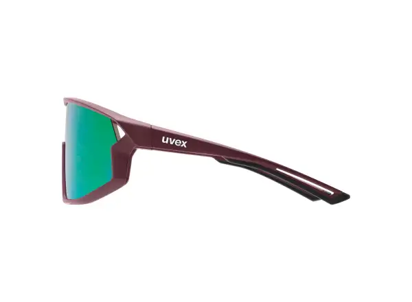Uvex Skyryse okulary przeciwsłoneczne Burgundy Matt/Mirror Rose