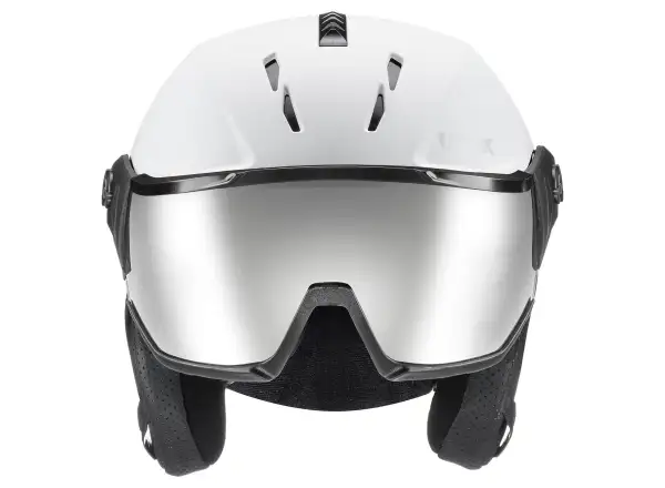 Uvex Instinct Visor kask narciarski white/black matt