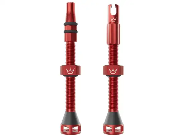 Peatys Holeshot Fast Flow zawory bezdętkowe 60 mm Red