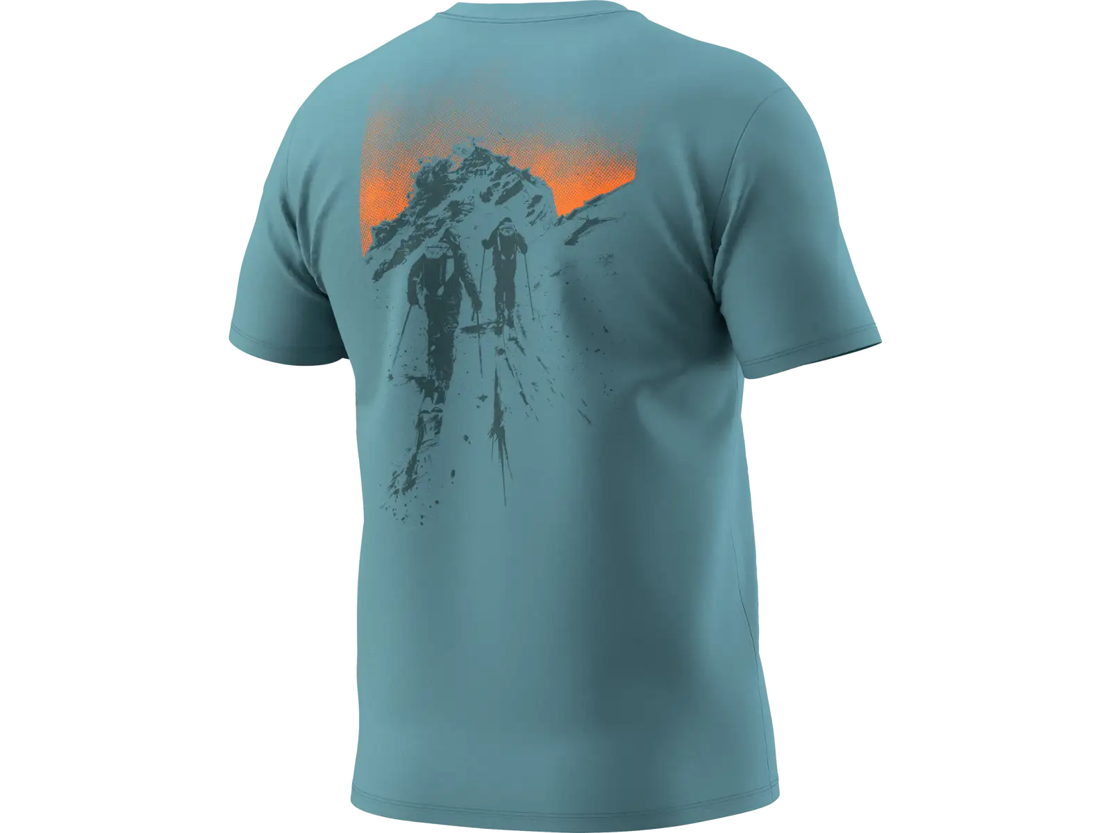 Dynafit Back Graphic Cotton męska koszulka krótki rękaw Overcast/Summit