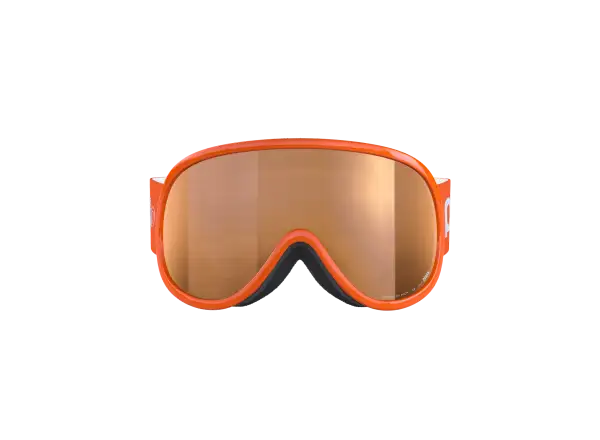 POC POCito Retina dziecięce gogle narciarskie Fluorescent Orange/Partly Sunny Light Orange