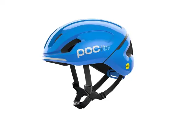 POC POCito Omne MIPS dziecięcy kask Fluorescent Blue