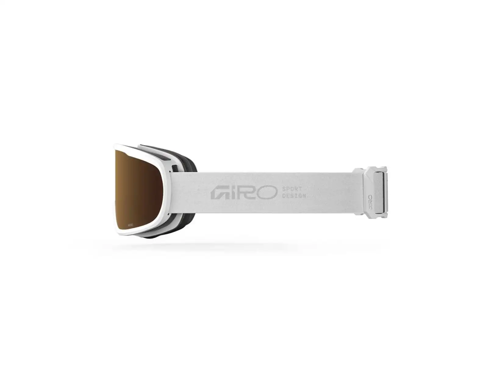 Giro Moxie damskie gogle narciarskie White Stacked/Amber Gold/Yellow (2szyby)