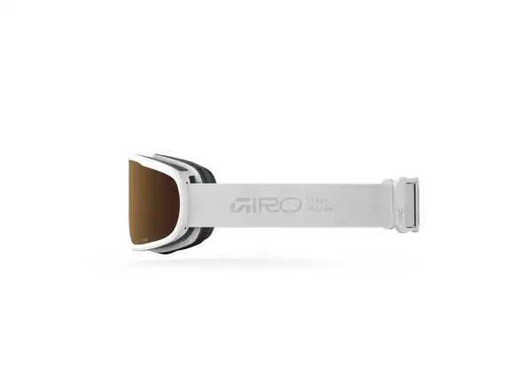 Giro Moxie damskie gogle narciarskie White Stacked/Amber Gold/Yellow (2szyby)
