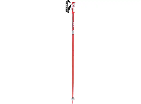 Leki Neolite kijki narciarskie fluorescent red/white