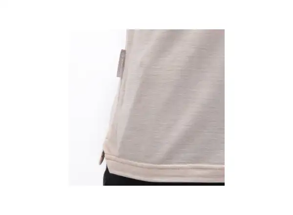 Sensor Merino Lite męska koszulka z krótkim rękawem Mottled Beige