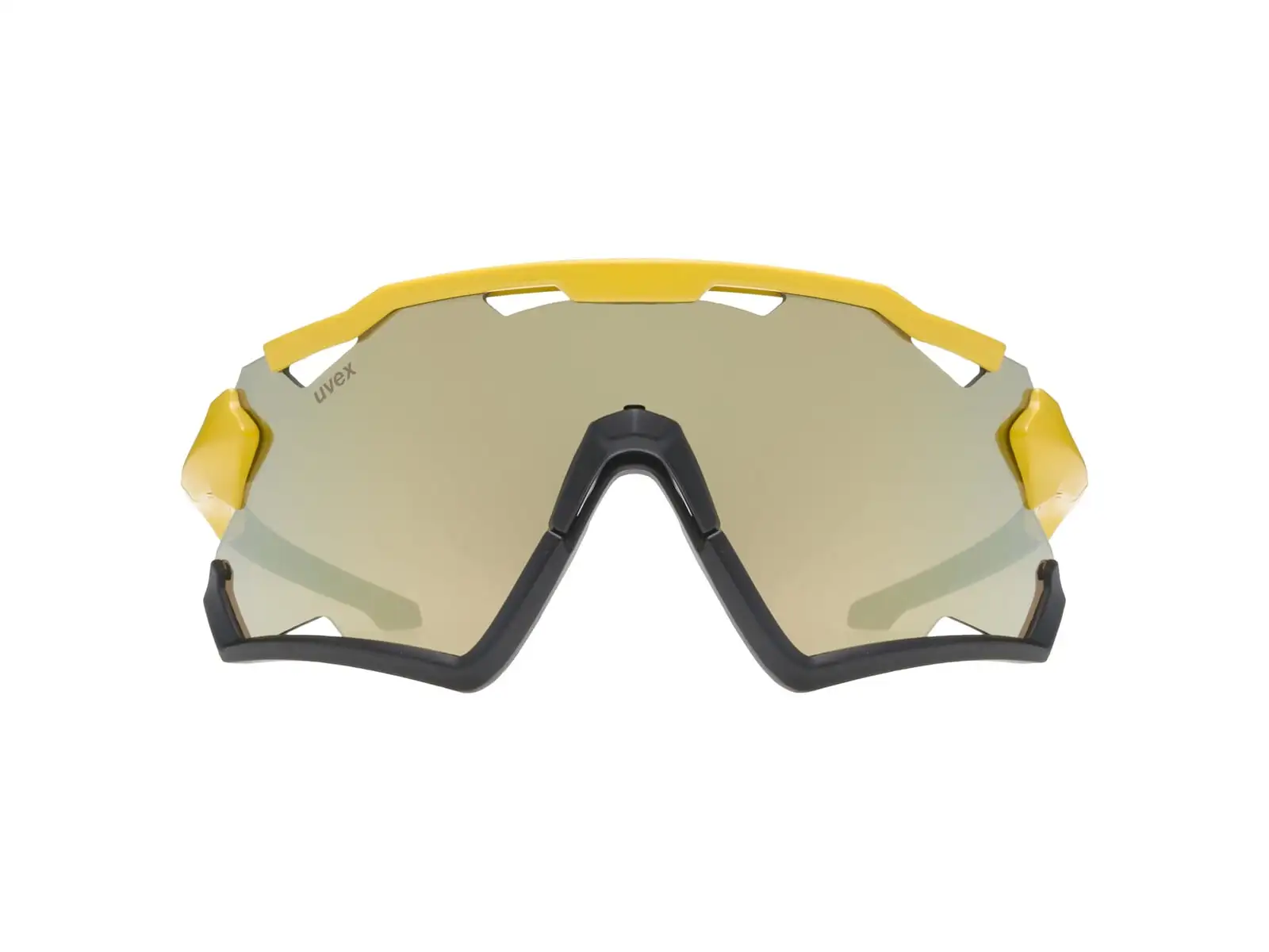 Uvex Sportstyle 228 okulary rowerowe Sunbee Black Mat/Mirror Yellow