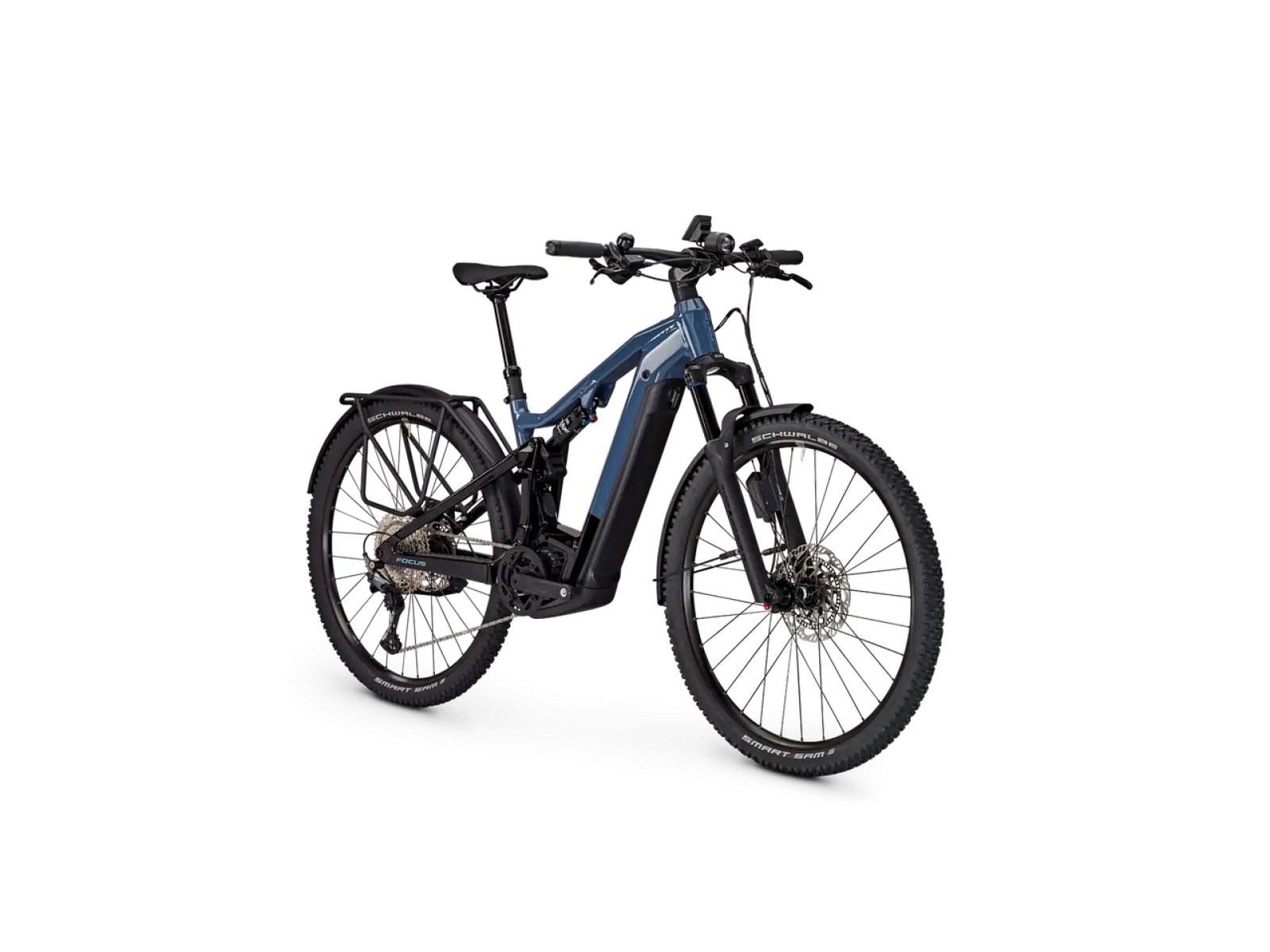 Focus Thron2 6.9 EQP ABS DI górski rower elektryczny Stoneblue Glossy / Magicblack Glossy