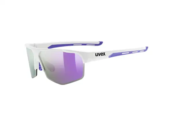Uvex Axos Zestaw okulary White Matt/Mirror Purple