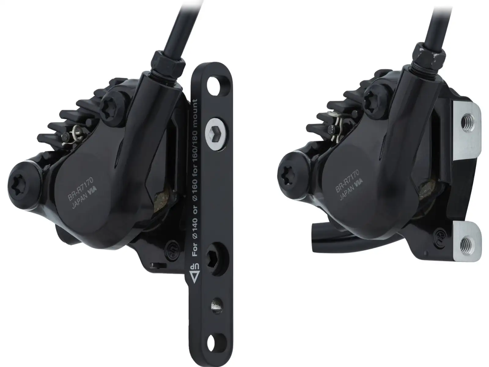 Shimano 105 Di2 BR-R7170 + ST-R7170 zestaw hamulców tarczowych przód + tył, J-kit, polymer
