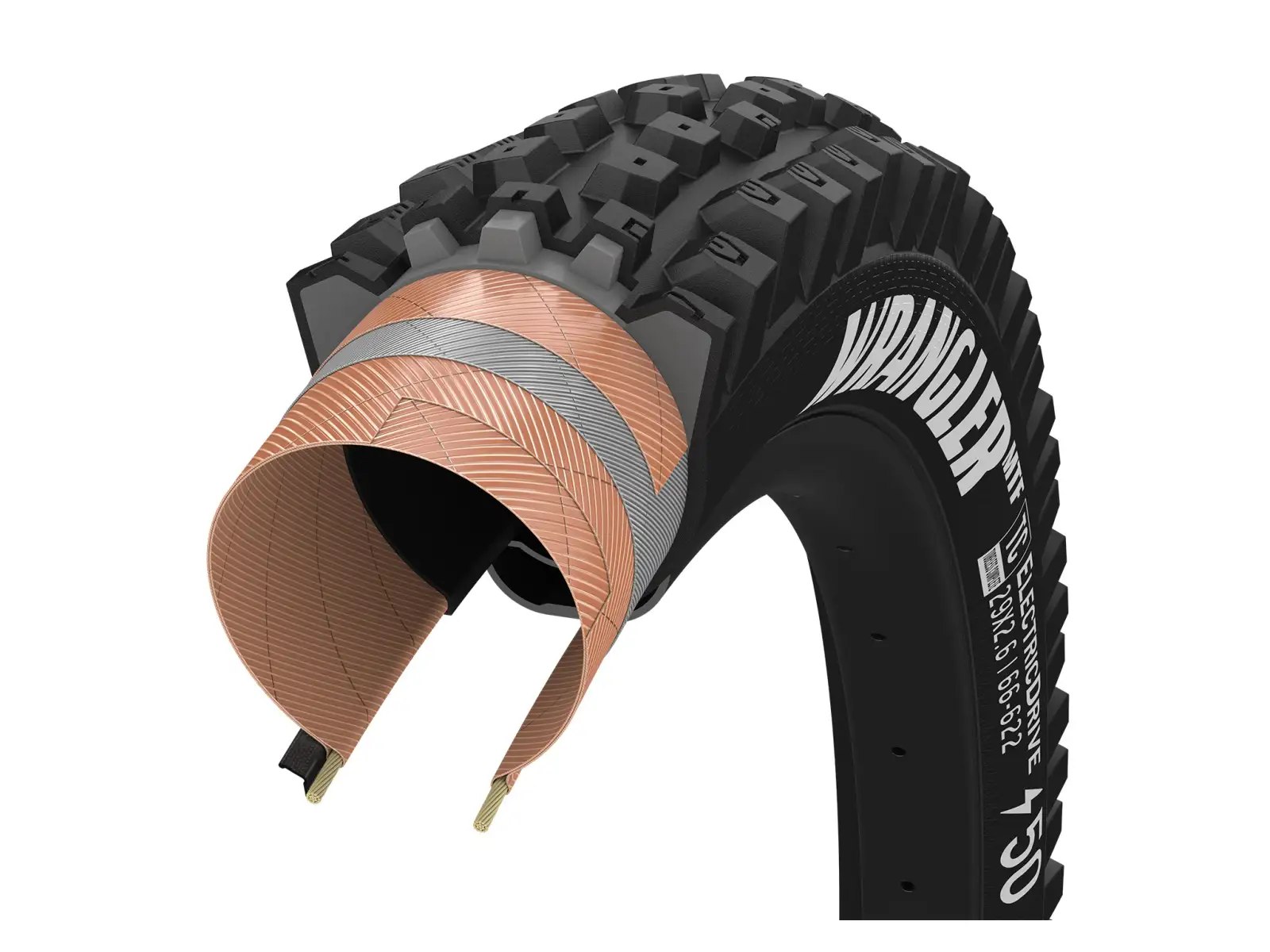 Goodyear Wrangler MTF Electric Drive Tubeless Complete 29x2,40" MTB opona kevlar