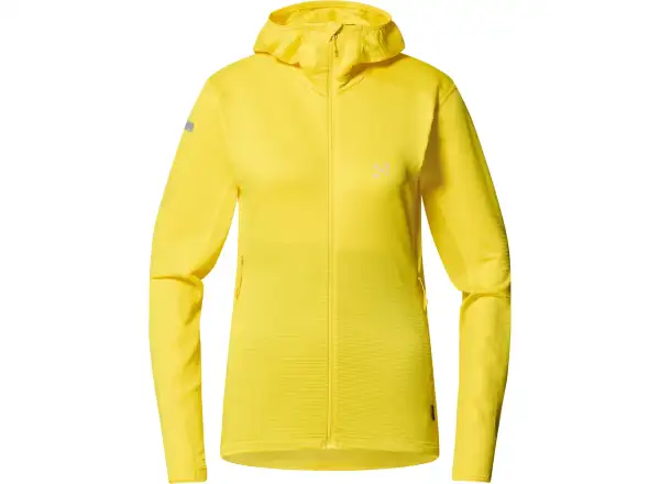Haglöfs L.I.M Mid Multi Hood damska bluza z kapturem żółta