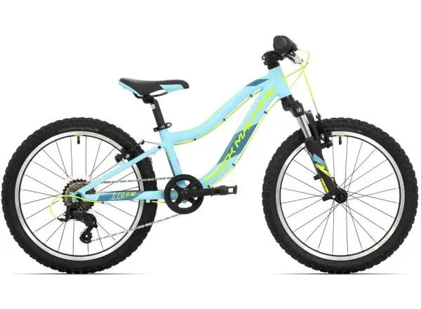 Rock Machine Storm 20 VB rower dziecięcy Gloss Neon Cyan/Yellow/Petrol