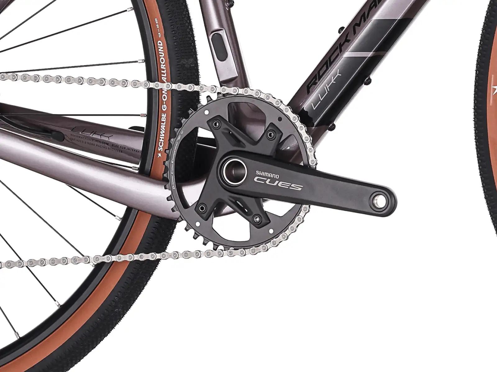 Rock Machine Lukk Cr 30 gravel rower Gloss Purple Garnet