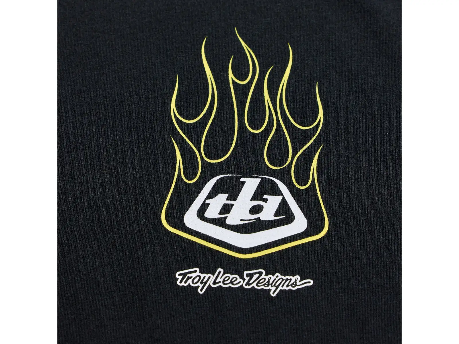 Troy Lee Designs Flame 2 męska koszulka z krótkim rękawem Black