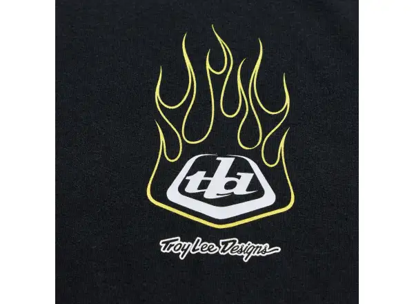Troy Lee Designs Flame 2 męska koszulka z krótkim rękawem Black