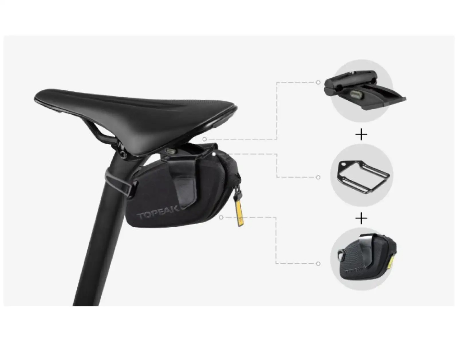 Topeak Duo Fixer uchwyt pod siodełko czarna