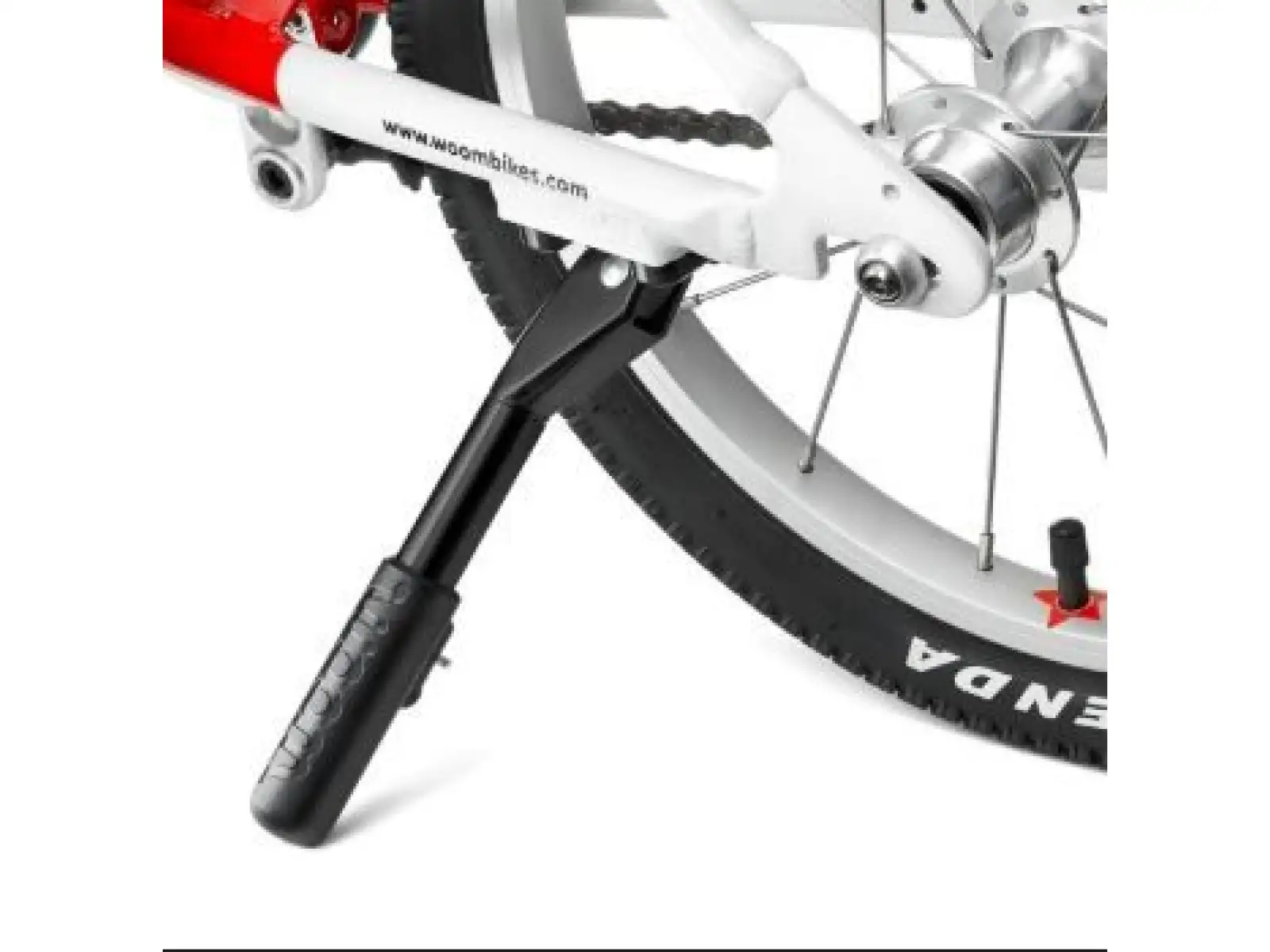 Woom 3 rower dziecięcy 16" Red + podpórka Woom 2-3