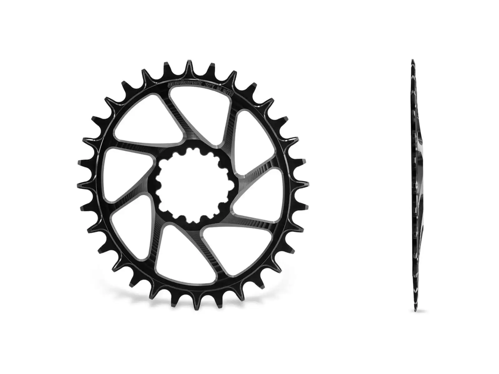 Garbaruk Oval MTB zębatka Sram Boost Black 32z