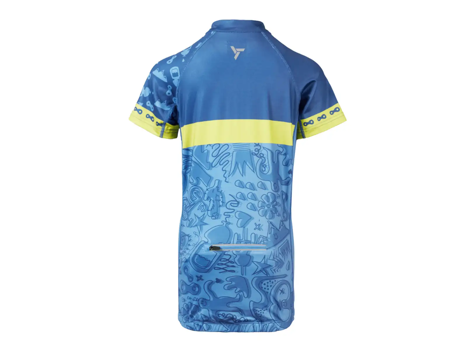 Silvini Scrivia dziecięca koszulka blue/lime
