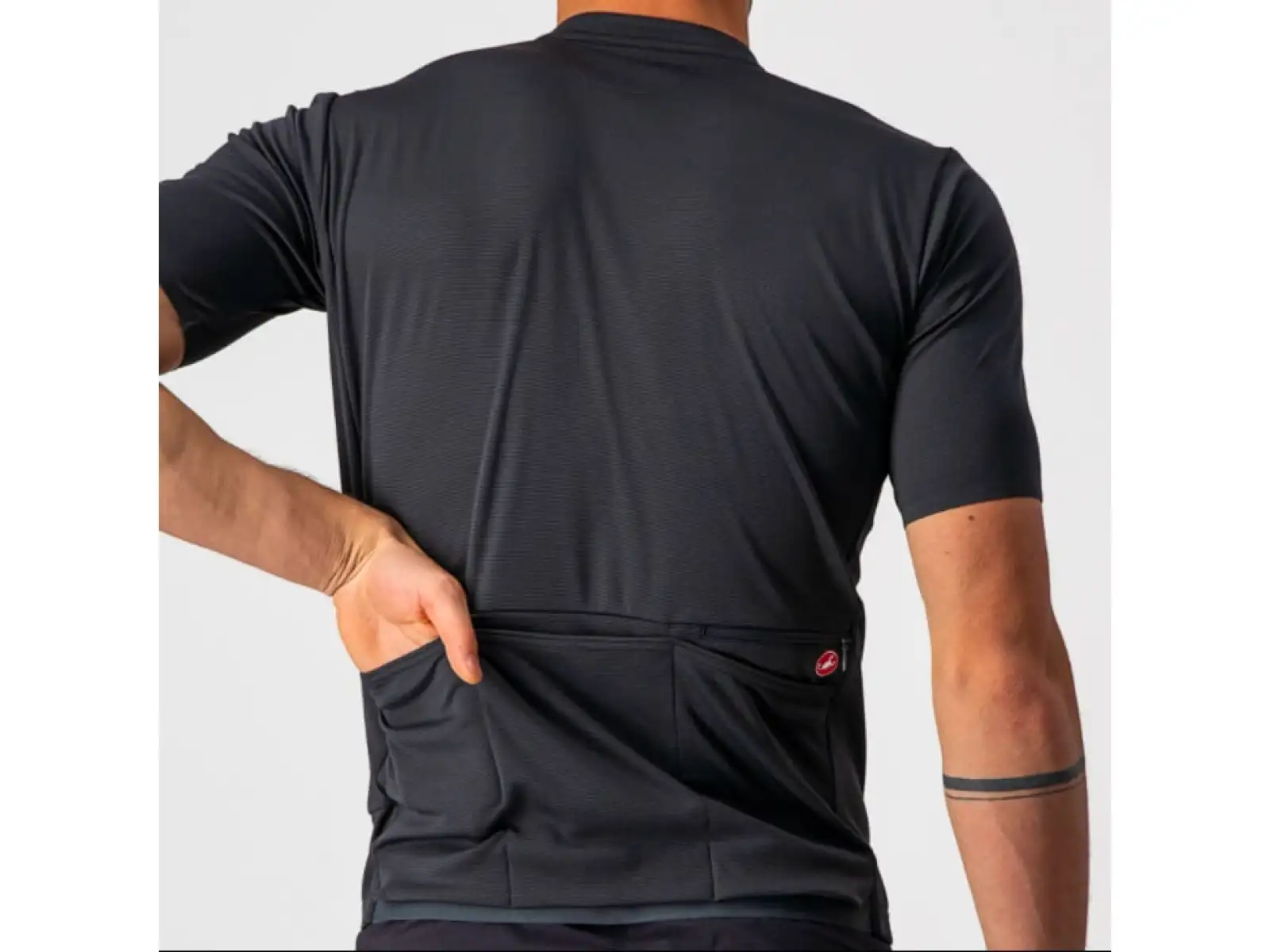 Castelli Unlimited AR męska koszulka z krótkim rękawem Dark Gray