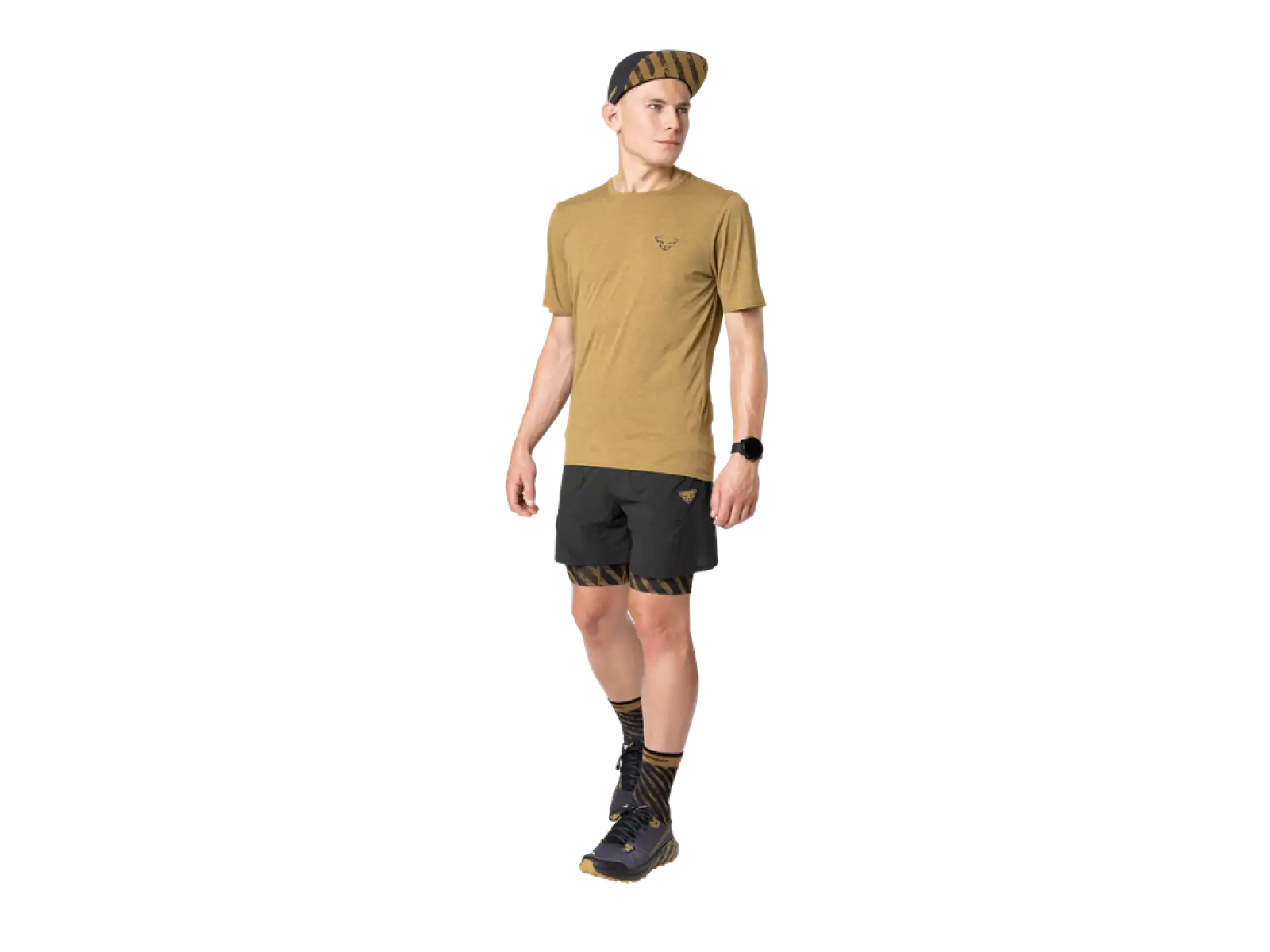 Dynafit Trail 2w1 męskie spodenki do biegania Black Out