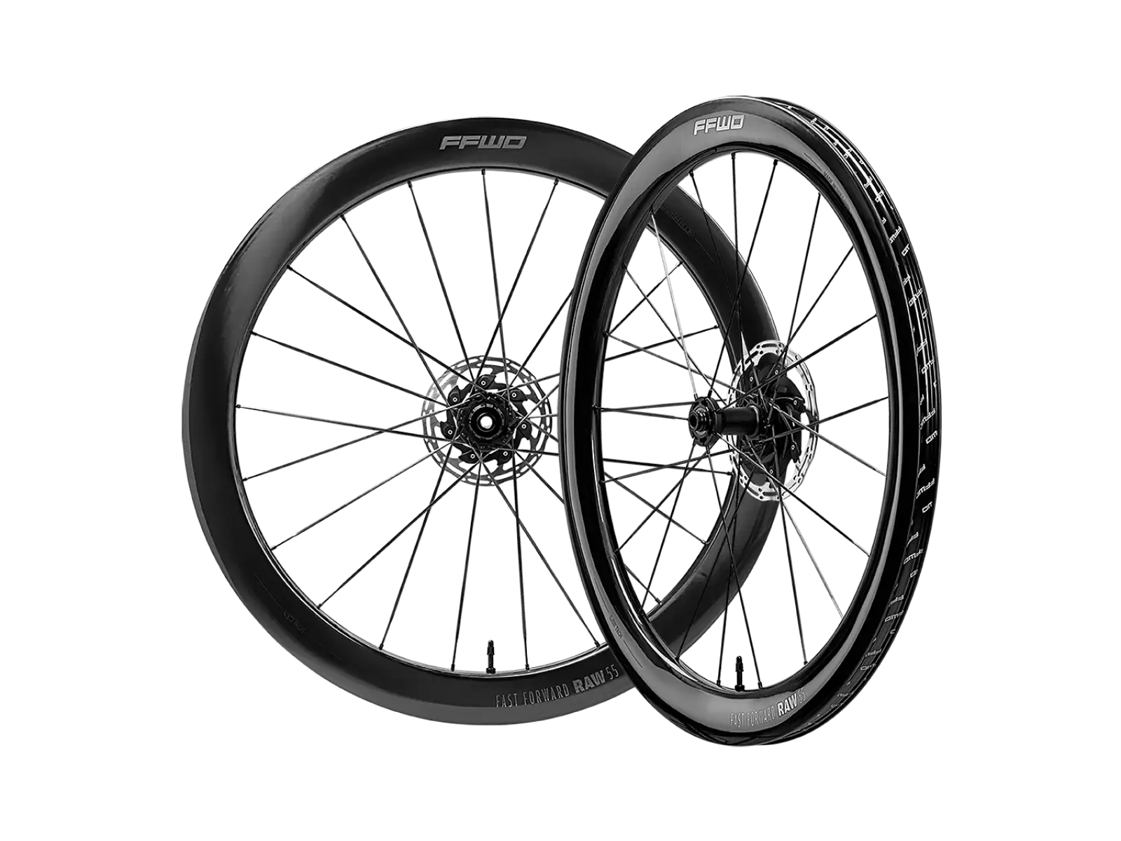 FFWD RAW CS 55 szosowe koła zapleciona Gloss Black