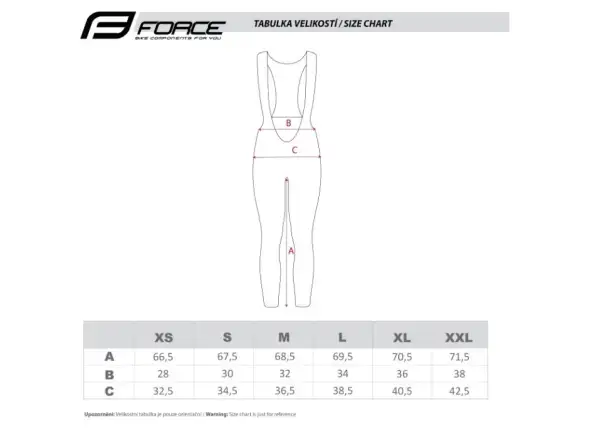 Force Reflex Line Lady damskie spodnie z szelkami czarna/różowa