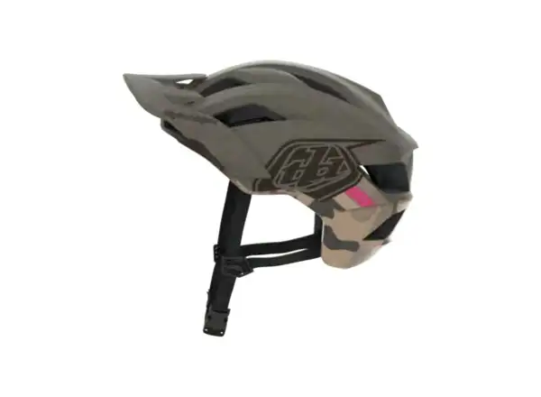 Troy Lee Designs Flowline SE MIPS Badge kask Tarmac/Oak