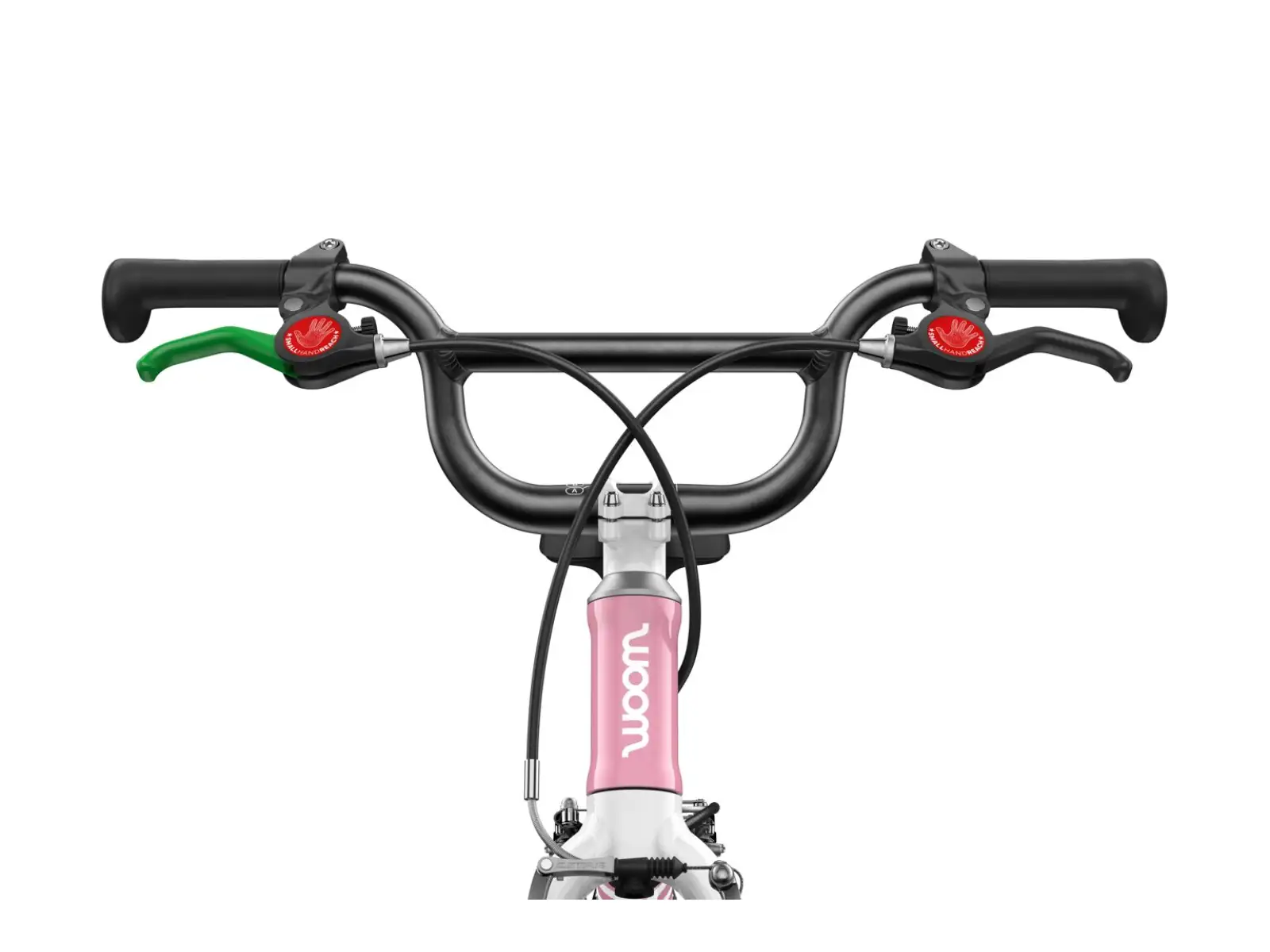 Woom GO 1 Plus dziecięcy rowerek biegowy 14" kolor Powder Pink