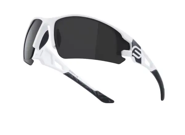 Force Calibre okulary rowerowe biała/czarna soczewki