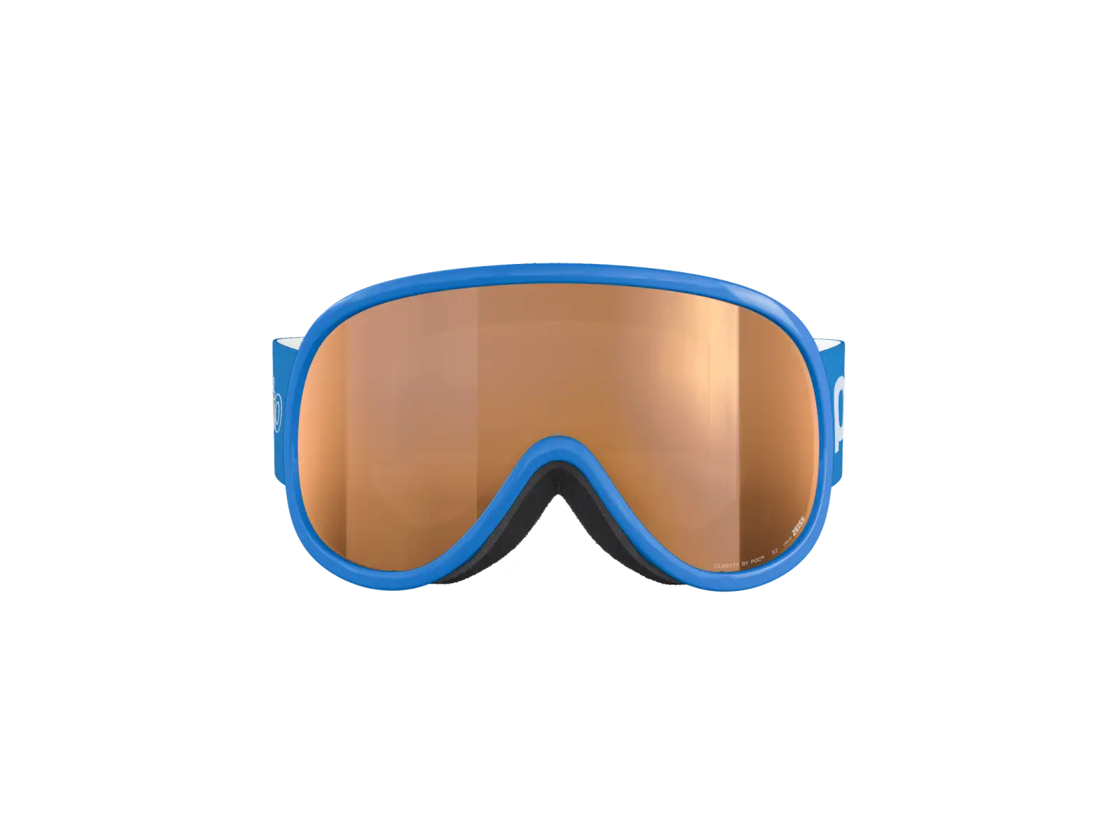 POC POCito Retina dziecięce gogle narciarskie Fluorescent Blue/Partly Sunny Light Orange