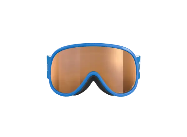 POC POCito Retina dziecięce gogle narciarskie Fluorescent Blue/Partly Sunny Light Orange